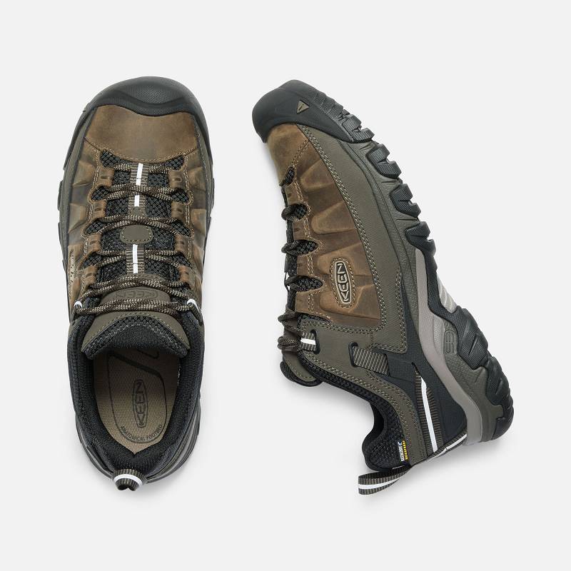 Keen Targhee III Waterproof Wanderschuhe Herren DE-26503 Bungee Cord/Black - Keen Herrenschuhe Braun